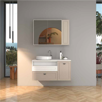 SHOWER TRIO Banyo Dolabı 100 Cm (Boy Dolabı Dahil Değildir.)
