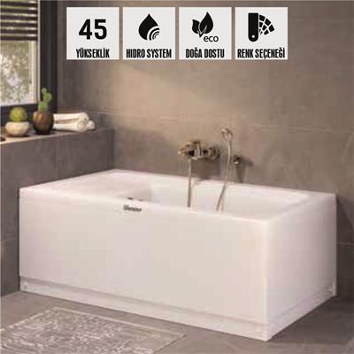 SHOWER VESTA Dikdörtgen Mini Küvet
