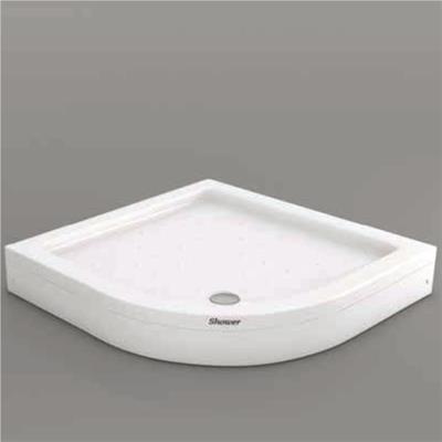 SHOWER Violet Oval Duş Teknesi (Sifon Ortada), Panelli
