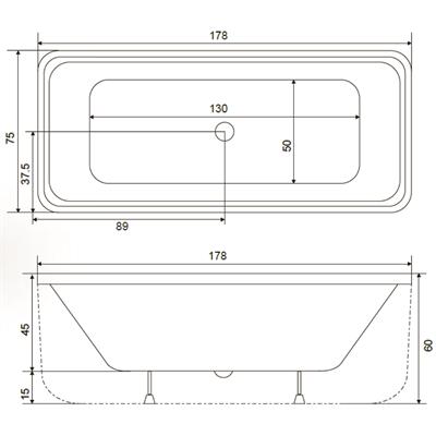 SHOWER WEST Bağımsız Küvet