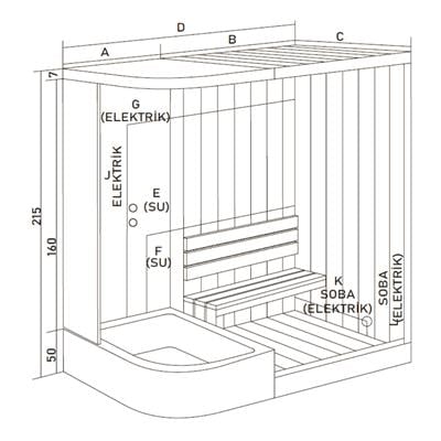 SHOWER Zafira Sauna + Kompakt Sistem