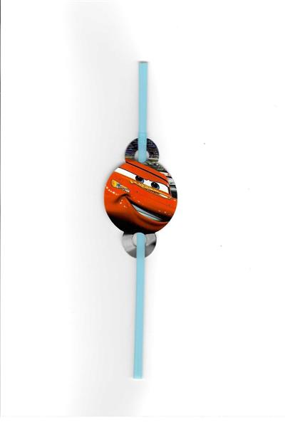 Cars Şimşek Mcqueen Pipet 10 Adet