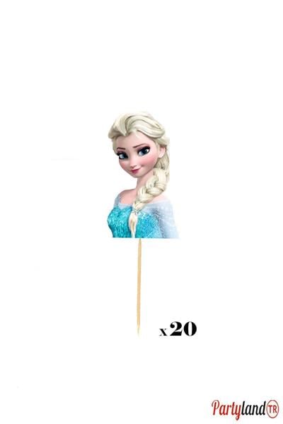 Elsa 20 Adet Cupcake Sunum Kürdanı