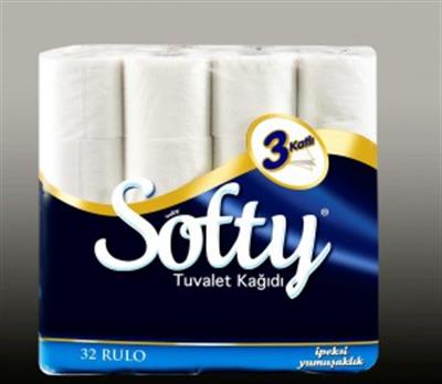 SOFTY 32 Lİ TUVALET KAĞIDI 3 KAT