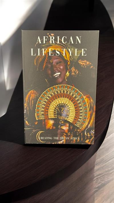 African Lifestyle Temalı Dekoratif Kitap Kutusu - 30x20x5 cm