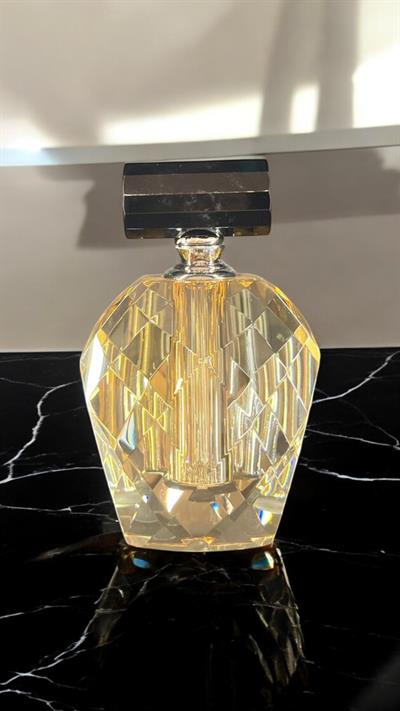 Kristal Amber Dekoratif Parfüm Şişesi Seti 2li 