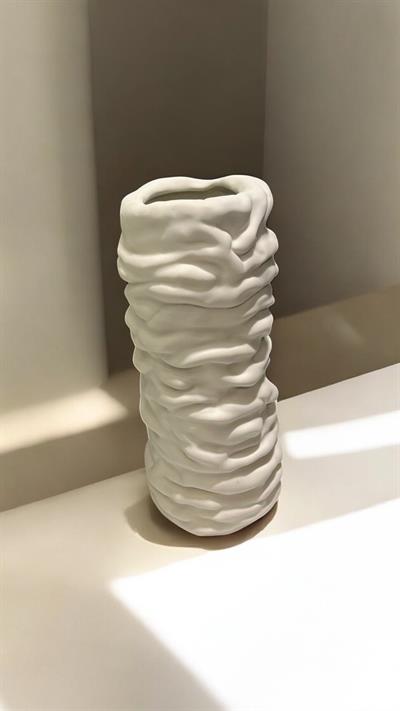 Naturel Dalgalı By Vazo 42Cm