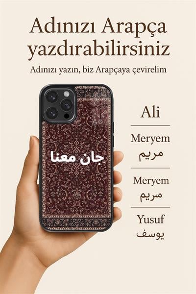Kişiye Özel Flexible Cam Telefon Kılıfı
