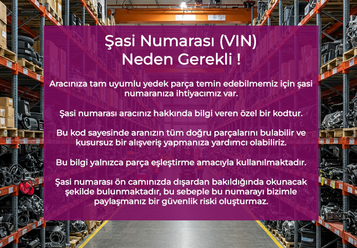 Şasi Numarası VIN Neden Gerekli ?