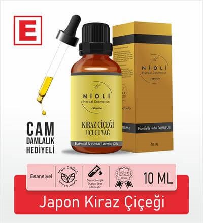 Nioli Japon Kiraz Çiçeği Esansiyel Uçucu Yağ Buhurdanlık Yağı Aromaterapi Yağı 10 ML