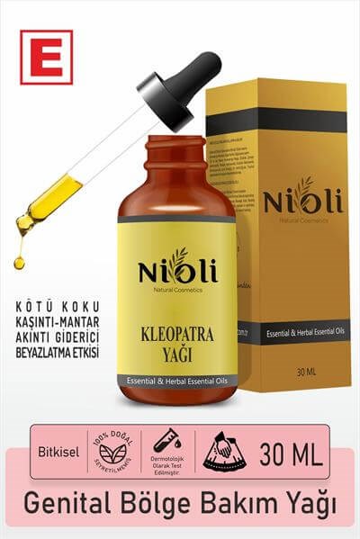 Nioli Kleopatra Yağı (Genital Bölge & Koku Önleme İçin) 30 ML