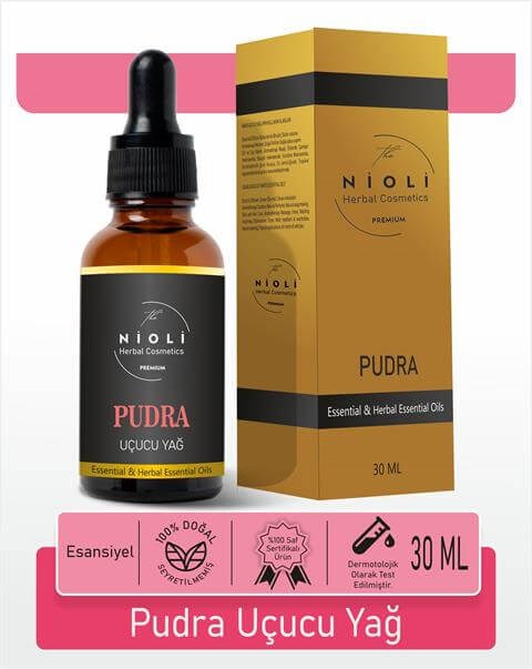 Nioli Pudra Esansiyel Uçucu Yağ Buhurdanlık Yağı Aromaterapi Yağı 30 ML