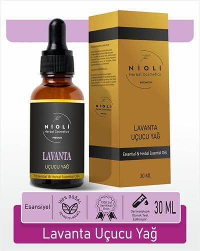 Nioli Lavanta Esansiyel Uçucu Yağ Buhurdanlık Yağı Aromaterapi Yağı 30 ML