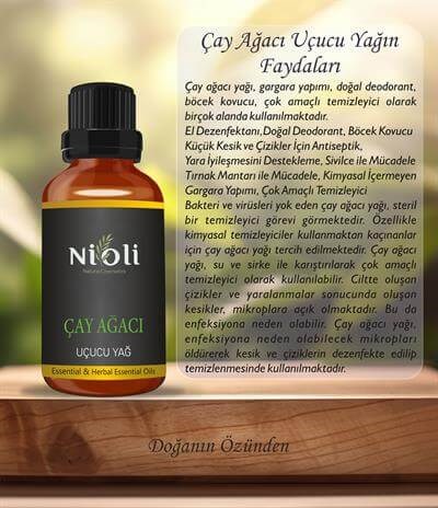 Nioli Saf Çay Ağacı Uçucu Yağı 10 ML