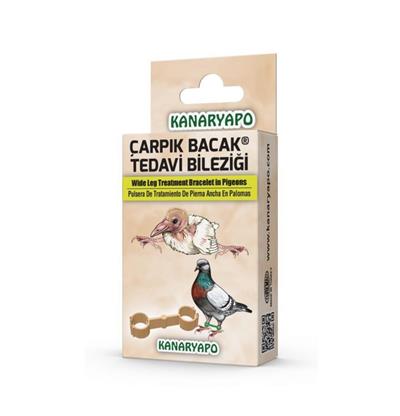 Kanaryapo Güvercinler ve Papağanlar İçin Çarpık Bacak Tedavi Bileziği