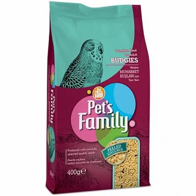 Pets Family Soyulmuş Muhabbet Kuşu Yemi 400 Gr.
