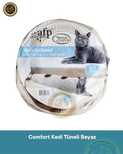 Afp Classic Comfort Kedi Tüneli Beyaz 25X25X150 Cm 