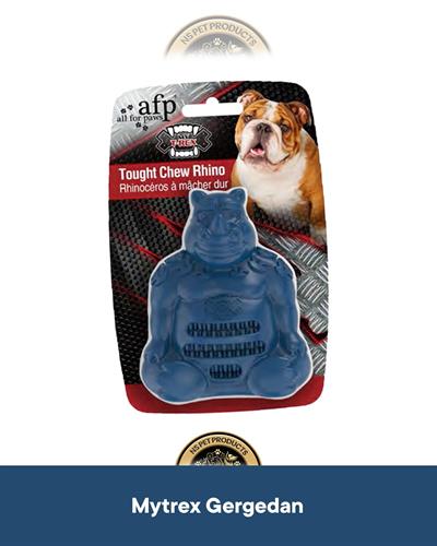 Afp My Trex Gergedan Sert Çiğneme Köpek Oyuncağı Medium 11,5x8x4,9 cm