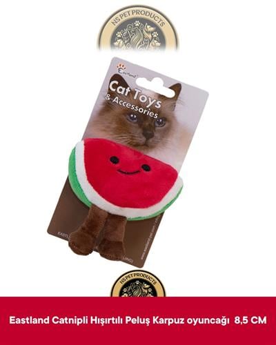 Eastland Catnipli Hışırtılı Peluş Karpuz Oyuncak 8,5 CM