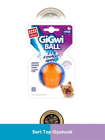 Gigwi Ball Sert Top 5 Cm Şeffaf Turuncu