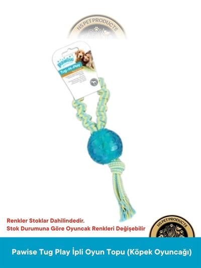 Pawise Tug-O-Play İpli Köpek Oyun Topu - Köpek Oyuncağı