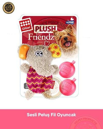 Plush Friendz Sesli Peluş Fil Oyuncak