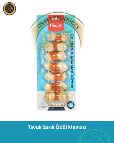 Wanpy Deri Üzerine Tavuk Sarılı 90 Gr Cd-08H Köpek Ödülü