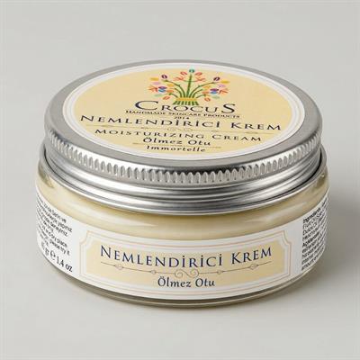 Crocus Ölmez Otu Uçucu Yağlı Nemlendirici Krem