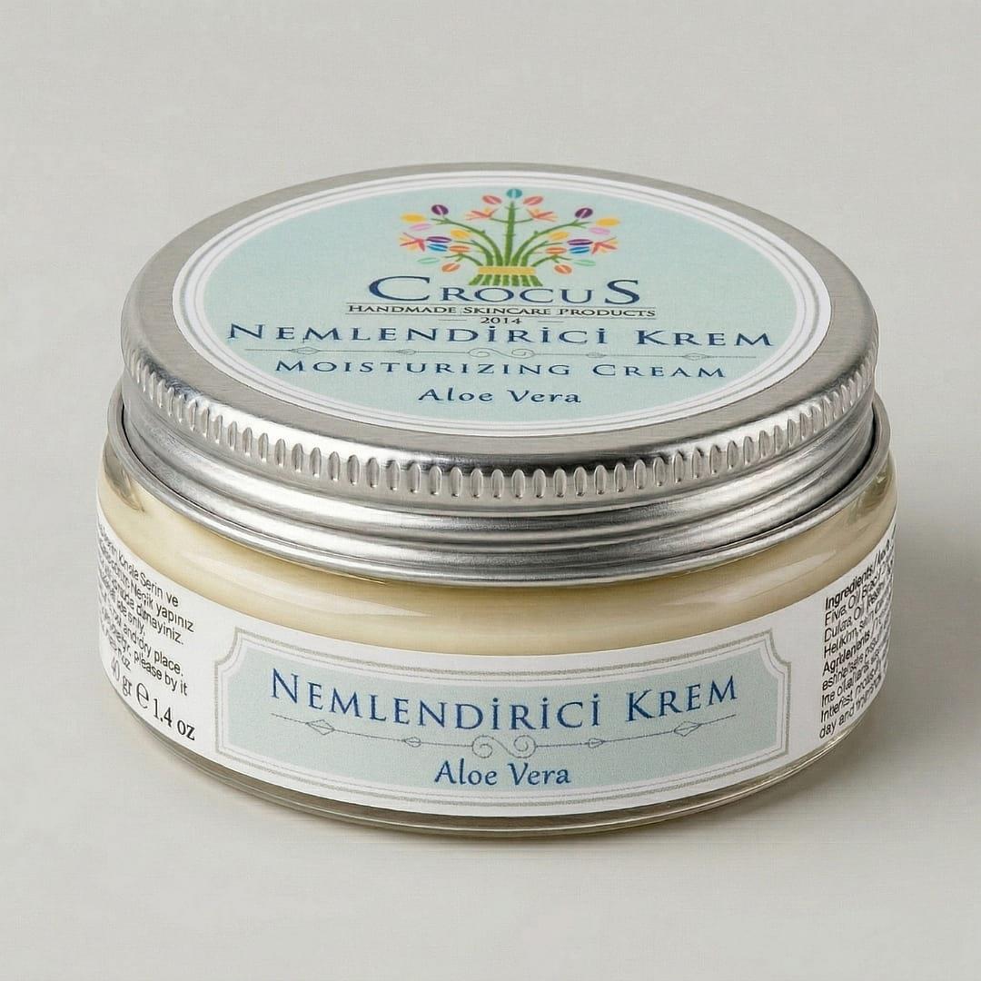 Aloe Vera zl Canlandrc Nemlendirici Krem | Crocus Naturals