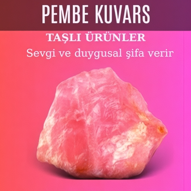 Pembe Kuvars Taşı