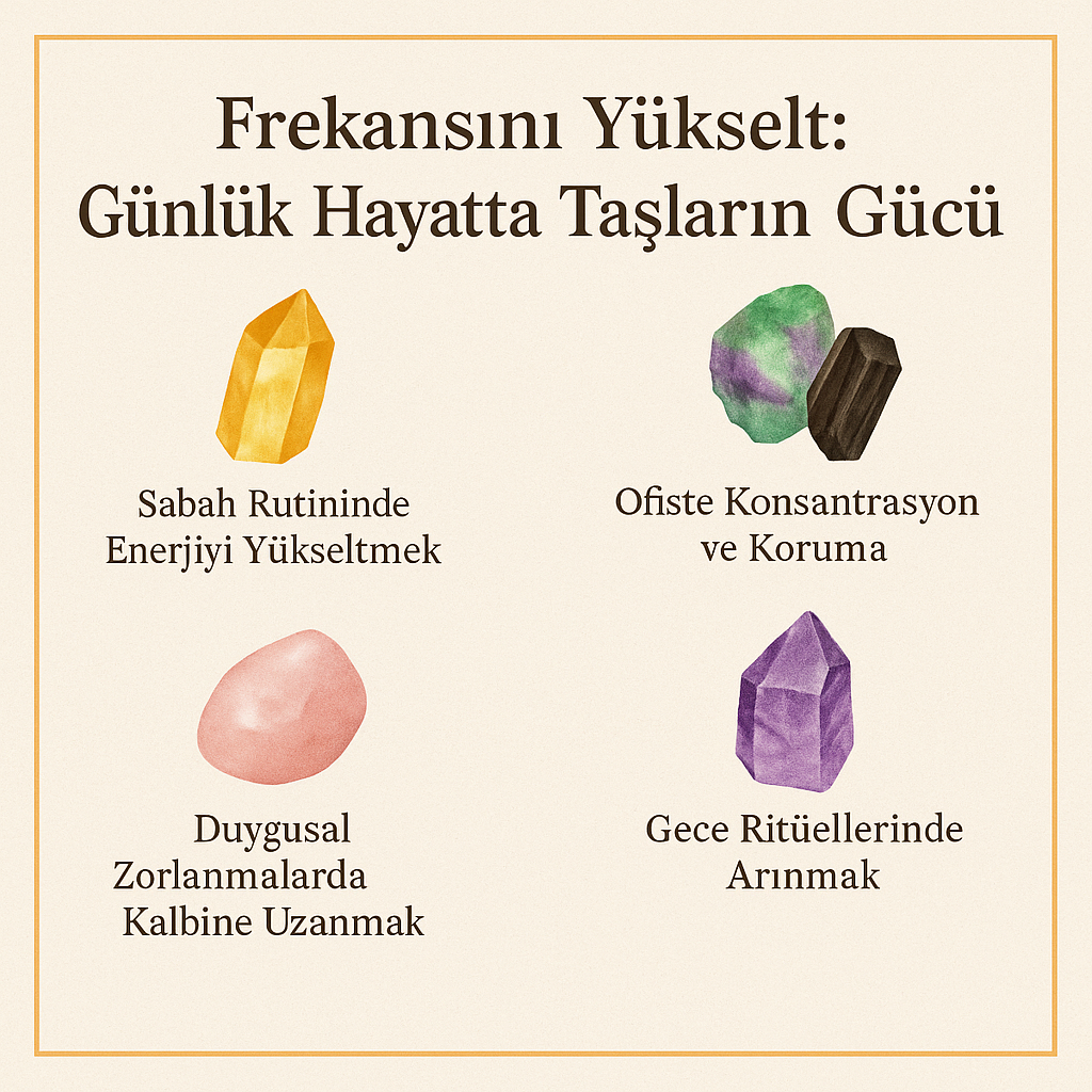 Frekansını Yükselt: Günlük Hayatta Taşların Gücü