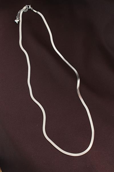 316L Çelik Gümüş Renk 60 cm İtalyan Zincir Kolye – PRT3500EB00148