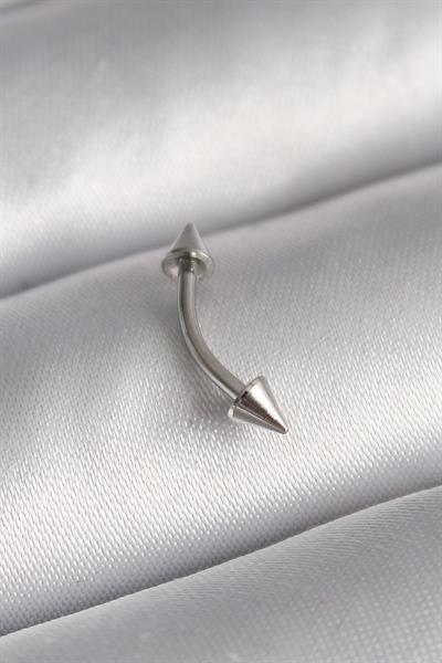 316L Çelik Gümüş Renk Çivi Model Piercing – PRT3500EB02972