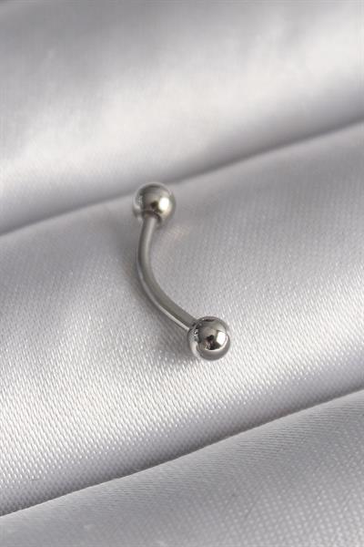 316L Çelik Gümüş Renk Topçuk Model Piercing - PRT3500EB02973
