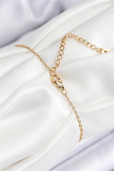 316L Çelik Nazar Boncuğu Model Gold Renk Kadın Bileklik – PRT3500EB08725