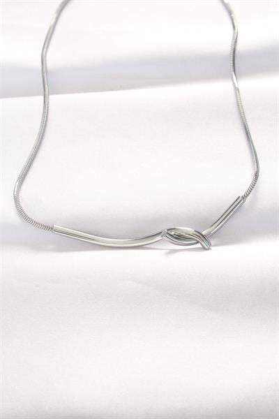 316L Çelik Silver Renk Kolye - PRT3500EB01279