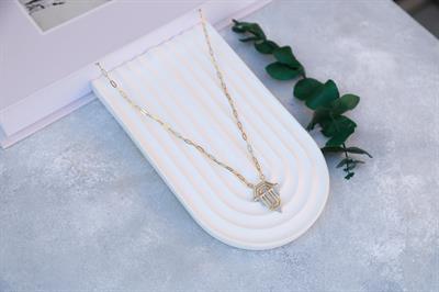 60cm (Serenay) Çelik Kolye (Gold) 0106209