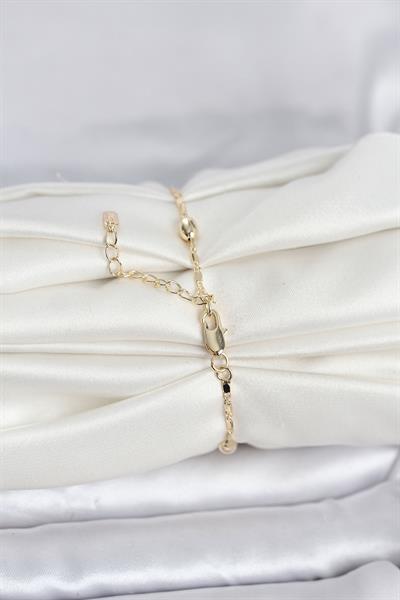 14K Gold Renk Damla Topçuk Model Kadın Bileklik - PRT3500EB10340