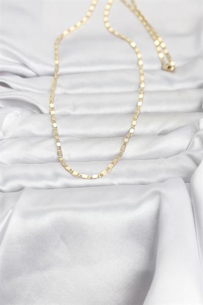 14K Gold Renk Ezme Zincir 60cm Kadın Kolye - PRT3500EB10290