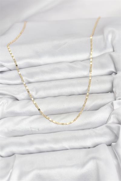 14K Gold Renk Ezme Zincir Model 60cm Kadın Kolye - PRT3500EB10259