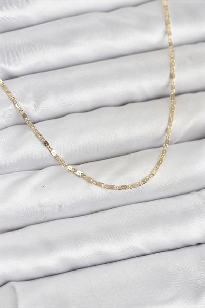 14K Gold Renk Ezme Zincir Model 60cm Kadın Kolye - PRT3500EB10259