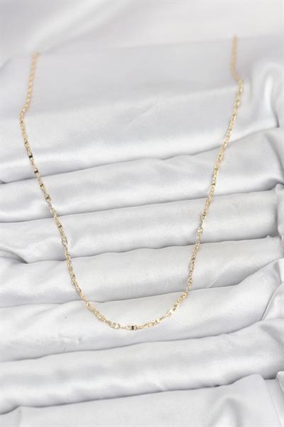 14K Gold Renk Gemici Zincir Model 60cm Kadın Kolye - PRT3500EB10262
