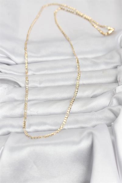 14K Gold Renk İnce Kuşgözü Zincir Model 60cm Kadın Kolye - PRT3500EB10304