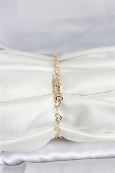 14K Gold Renk Kalpli Zincir Model Kadın Bileklik - PRT3500EB10334