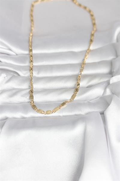 14K Gold Renk Lazer Model 45cm Kadın Kolye - PRT3500EB10329