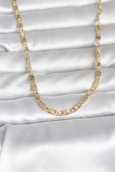 14K Gold Renk Lazer Model 45cm Kadın Kolye - PRT3500EB10329