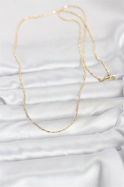 14K Gold Renk Parçalı Topçuk Model 60cm Kadın Kolye - PRT3500EB10274