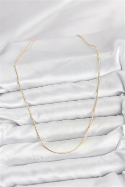 14K Gold Renk Yılan Zincir Model Kadın Kolye - PRT3500EB10248