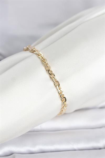 14K Gold Renk Zincir Model Kadın Bileklik - PRT3500EB10345cm
