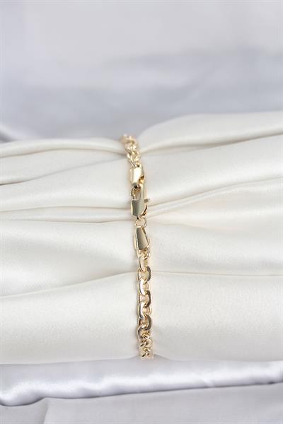 14K Gold Renk Zincir Model Kadın Bileklik - PRT3500EB10345cm